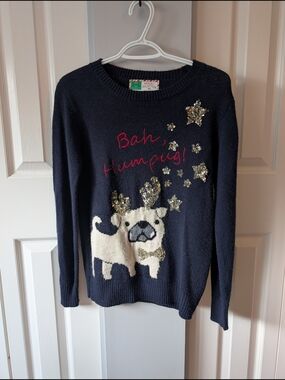 Bah Humpug! Women's Novelty Christmas Sweater